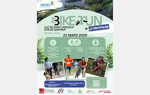 Participants au Bike and Run Saint Pardoux 22 mars 2026