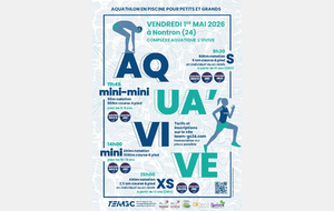 Inscription à l'aquathlon de Nontron 1er mai 2026