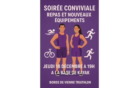 Soirée repas et équipements