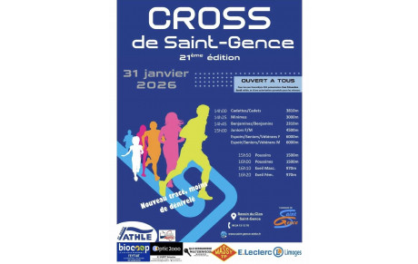 Cross Saint-Gence 31 janvier 2026