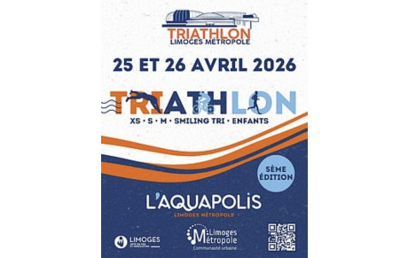 Inscription au Triathlon de l'aquapolis 25 et 26 avril 2026